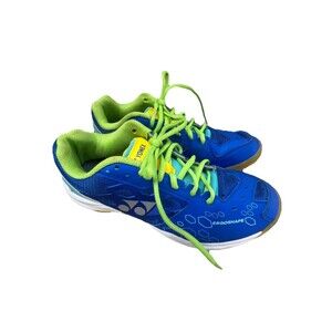 YONEX POWER CUSHION 101  Blue Neon Green Badmitten Ergoshape Men 8.5/Women 10